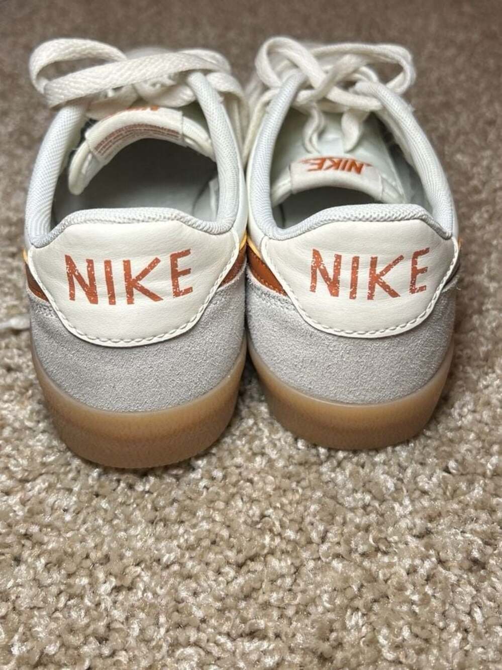 Nike Killshot 2 Leather Sail/Gum Yellow Shoes - Picture 9 of 11